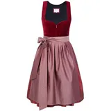 Edelnice Lilly Samt Dirndl rot 44