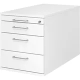 Hammerbacher Z-Line Rollcontainer 42,8 x 51,2 x 80 cm weiß