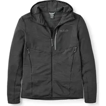 Rab Fleecejacke Hoodie Schwarz L
