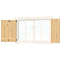 Lasita Maja Fensterladen 129 x 88 cm Beige