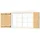 Lasita Maja Fensterladen 129 x 88 cm Beige
