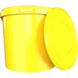 FixedByU Eimer mit Deckel 10 Liter In Gelb - 1 Stück