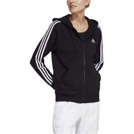 Adidas Essentials 3-Streifen French Terry Regular Kapuzenjacke Black / White XS