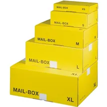 SMARTBOX PRO Neutral 212151220 Paket-Versandkarton Mail box, Größe: M, gelb