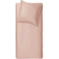 Bettwäsche CINDERELLA "Sundays", orange (terra), B/L: 135cm x 200cm, , Satin, B/L: 80cm x 80cm, Satin, Obermaterial: 100% Baumwolle, Bettwäsche, weich und stark