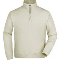 James & Nicholson Sweatjacke JN058, - XXL - stone