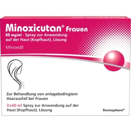 Dermapharm Minoxicutan Frauen 20 mg/ml Spray 3 x 60 ml