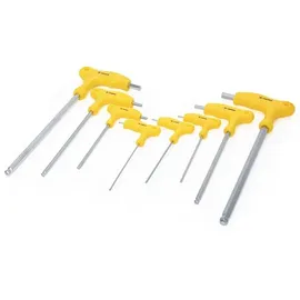 Topex 35D967 Set mit 8 Innensechskantschlüssel mit T-Griff, in Blisterverpackung