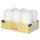 Papstar Stumpenkerze 6 x 11,5 cm 6 St. creme