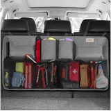 LuxusKollektion Rücksitzorganizer Kofferraum Organizer SUV Kofferraumtasche Grau XL 110x48 cm bunt