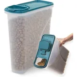 Iris Ohyama Luftdichte Hundefutterbox, 7 l/3,5 kg, blau, Deckel mit Luftdichtem Verschluss, Kunststoff, für Hunde, Katzen, Leckerlis, Futterbehälter, Bpa-frei, Ats-s