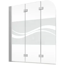 Schulte Badewannenaufsatz 3-tlg. 125 x 140 cm