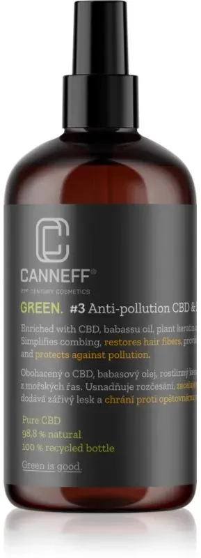 Canneff Green Anti-pollution CBD & Plant Keratin Hair Spray spülfreie Pflege für das Haar 200 ml