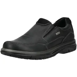 Slipper IMAC "Imac Slipper Nubukleder", Herren, Gr. 43, schwarz, Nubukleder, casual, Schuhe