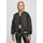 URBAN CLASSICS Ladies Oversized Recycled College Jacket - Schwarz