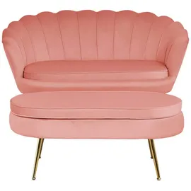 SalesFever Clam oval rose/gold