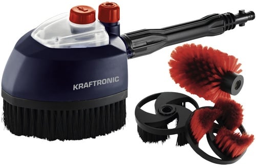 KRAFTRONIC Multibürstenset, Kunststoff, blau