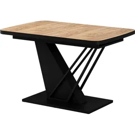 Vicco Fenaro 120 x 77,4 x 80 cm Eiche/Schwarz