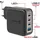 Swissten Swissten, GaN Travel Charger 100W 3x USB-C + USB-A schwarz