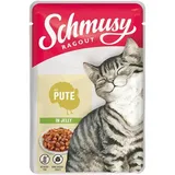 Schmusy Ragout in Jelly Pute Katzenfutter nass