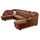 Home Affaire Wohnlandschaft HOME AFFAIRE "Budapest, viel Platz, Breite 288cm, zeitlos und elegant, U-Form", braun (mokka), B:288cm H:84cm T:80cm, Sofas, Wohnlandschaft, wahlweise mit Bettfunktion