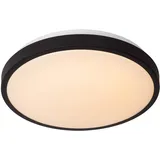 LUCIDE Dasher, schwarz, für Badezimmer, Kunststoff, LED Deckenleuchte - 34.8 cm - Ø 9.8 cm