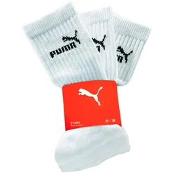 Freizeitsocken, (3 Paar), Atmungsaktiv, feuchtigkeitsregulierend, Stretchanteil, Gr. 35-38, weiß, , 726304-35