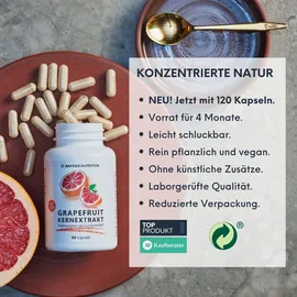 BAFOXX Nutrition Grapefruitkernextrakt Kapseln 120 St.