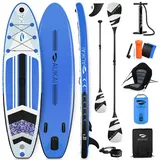 Aukai Stand Up Paddle Board Aukai Pro" mit Kajak-Sitz blau