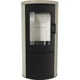 Kaminofen aus Stahl KRATKI AB S/DR ECO 5,5 kW Ø 150 Dekorative Fassadenverkleidung creme - Creme