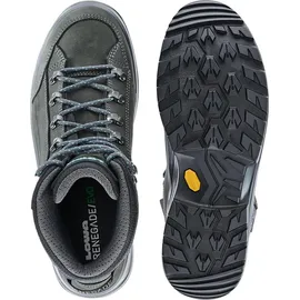 Lowa Renegade GTX Mid Damen Slim Asphalt/Türkis 38