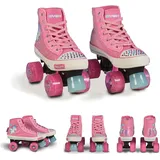 Byox Rollschuhe Alicorn, ABEC-5, Glitzersteinchen, PU-Räder, Größe XL 38 - 39
