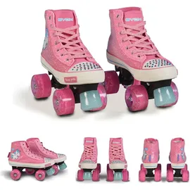 Byox Rollschuhe Alicorn, ABEC-5, Glitzersteinchen, PU-Räder, Größe XL 38 - 39