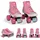 Byox Rollschuhe Alicorn, ABEC-5, Glitzersteinchen, PU-Räder, Größe XL 38 - 39