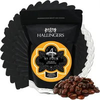 Hallingers 10x No. Four Gourmet-Kaffee aus Brasilien, schonend langzeit-geröstet