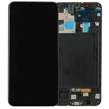 SMT - Super Amoled Display Bildschirm Digitizer Touchscreen in Schwarz für Samsung Galaxy A50 A505F - GH82-19204A