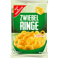 GUT&GÜNSTIG Zwiebelringe Chips 100,0 g