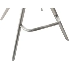 MCA Furniture Bistrostuhl MCA FURNITURE "Parker Tresenstuhl mit Armlehnen Tresenhocker", braun (cappuccino, edelstahlfarben, cappuccino), B:60cm H:98cm T:62cm, Polyester, Stühle, Bistrostuhl, Barhocker,Barmoebel,Barstuhl,360 drehbar,mit Lehne,belastbar 120 kg