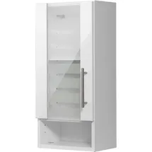 WELLTIME Hängeschrank WELLTIME "Jaca", weiß, B:30cm H:64cm T:20cm, Holzwerkstoff, MDF, Schränke, Hängeschrank, Breite 30 cm, mit MDF Hochglanz-Fronten