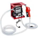 Dieselpumpe 230V 550W 60L/Min Selbstsaugende Dieselpumpe mit Zähler Filter und Selbstverschließender Ölpistole Kraftstoffpumpe für Diesel Übertragung