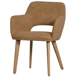 Woood 2er Set DAHEIM Stuhl Murat Stoff Gelb