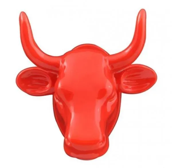 Cowparade Kuh Magnet 'Rot'