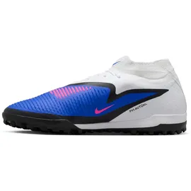 Nike Phantom 6 High Academy TF Herren Racer Blue/Pink Blast/White 43