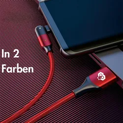MonkeyTEC USB-C auf Lightning Schnelladekabel mit Datenübertragung für Apple Iphone 180° Rotation