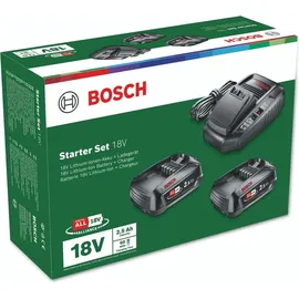 Bosch DIY Starterset 18 V Li-Ion 2 x 2,5 Ah 1600A011LD