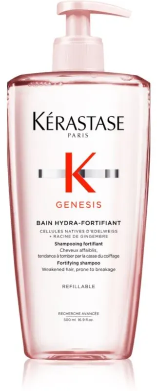 Kérastase Genesis Bain Hydra-Fortifiant Stärkendes Shampoo für schwaches Haar mit Neigung zu Haarausfall 500 ml