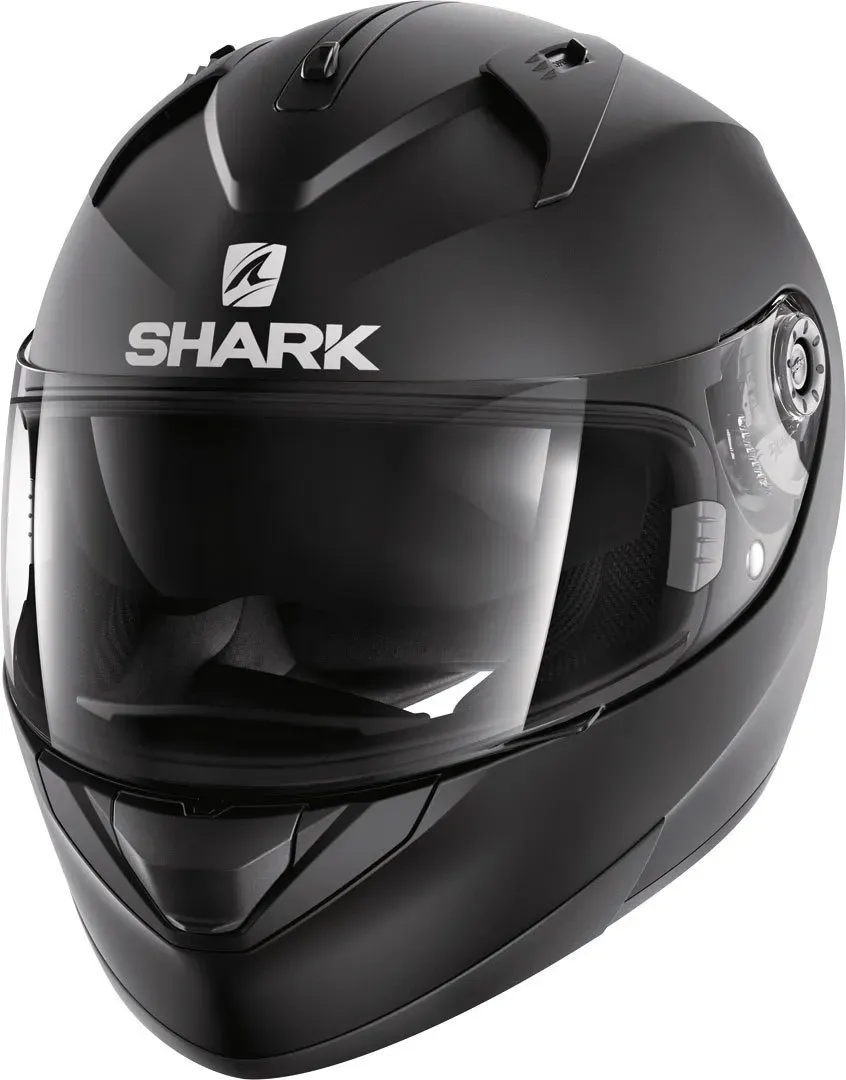 Shark Ridill Blank Mat Helm, zwart, XL Voorman