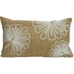 Decoris Dekokissen 30x50cm mit Füllung Outdoorkissen motiv Gartenkissen für draußen