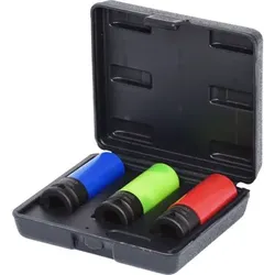 1/2" Alu-Felgen Kraft-Stecknuss-Satz robust, 3-teilig