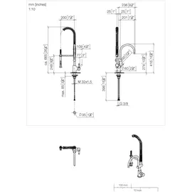 Dornbracht Tara Classic Einhebelmischer Platin Matt